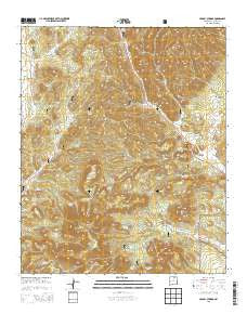 Crosby Springs New Mexico Historical topographic map, 1:24000 scale, 7.5 X 7.5 Minute, Year 2013