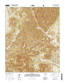 Crosby Springs New Mexico Current topographic map, 1:24000 scale, 7.5 X 7.5 Minute, Year 2017