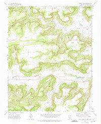 Cross L Ranch New Mexico Historical topographic map, 1:24000 scale, 7.5 X 7.5 Minute, Year 1972