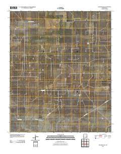 Crossroads New Mexico Historical topographic map, 1:24000 scale, 7.5 X 7.5 Minute, Year 2010