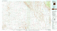Crow Flats New Mexico Historical topographic map, 1:100000 scale, 30 X 60 Minute, Year 1979