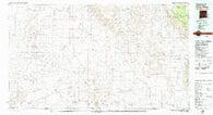 Crow Flats New Mexico Historical topographic map, 1:100000 scale, 30 X 60 Minute, Year 1979