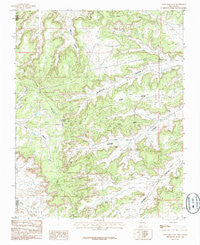 Crow Mesa East New Mexico Historical topographic map, 1:24000 scale, 7.5 X 7.5 Minute, Year 1985