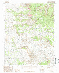 Crow Mesa West New Mexico Historical topographic map, 1:24000 scale, 7.5 X 7.5 Minute, Year 1985