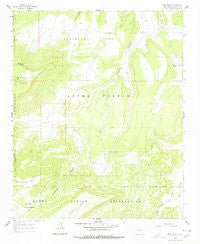Crow Point New Mexico Historical topographic map, 1:24000 scale, 7.5 X 7.5 Minute, Year 1961