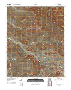 Crow Mesa West New Mexico Historical topographic map, 1:24000 scale, 7.5 X 7.5 Minute, Year 2010