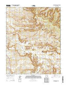 Crow Mesa West New Mexico Historical topographic map, 1:24000 scale, 7.5 X 7.5 Minute, Year 2013