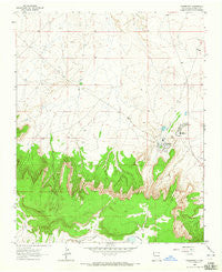 Crownpoint New Mexico Historical topographic map, 1:24000 scale, 7.5 X 7.5 Minute, Year 1963