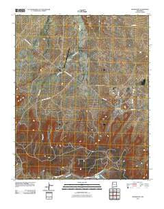 Crownpoint New Mexico Historical topographic map, 1:24000 scale, 7.5 X 7.5 Minute, Year 2010
