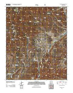 Cruzville New Mexico Historical topographic map, 1:24000 scale, 7.5 X 7.5 Minute, Year 2011