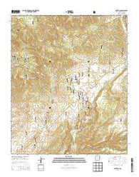 Cruzville New Mexico Historical topographic map, 1:24000 scale, 7.5 X 7.5 Minute, Year 2013