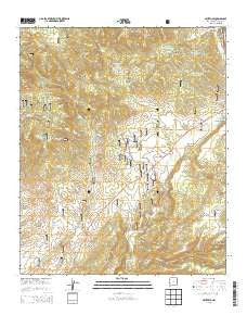 Cruzville New Mexico Historical topographic map, 1:24000 scale, 7.5 X 7.5 Minute, Year 2013