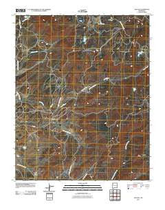 Crystal New Mexico Historical topographic map, 1:24000 scale, 7.5 X 7.5 Minute, Year 2010