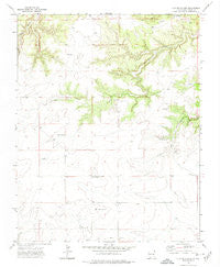 Cuates School New Mexico Historical topographic map, 1:24000 scale, 7.5 X 7.5 Minute, Year 1972