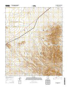 Cub Mountain New Mexico Current topographic map, 1:24000 scale, 7.5 X 7.5 Minute, Year 2013