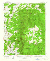 Cuba New Mexico Historical topographic map, 1:62500 scale, 15 X 15 Minute, Year 1940