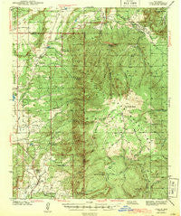 Cuba New Mexico Historical topographic map, 1:62500 scale, 15 X 15 Minute, Year 1943