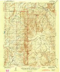 Cuba New Mexico Historical topographic map, 1:62500 scale, 15 X 15 Minute, Year 1943