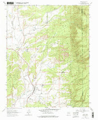 Cuba New Mexico Historical topographic map, 1:24000 scale, 7.5 X 7.5 Minute, Year 1963