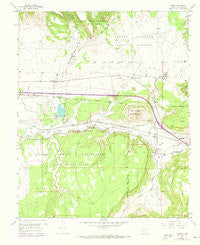 Cubero New Mexico Historical topographic map, 1:24000 scale, 7.5 X 7.5 Minute, Year 1957