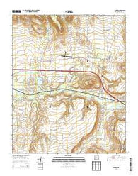 Cubero New Mexico Historical topographic map, 1:24000 scale, 7.5 X 7.5 Minute, Year 2013