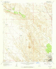 Cuchillo New Mexico Historical topographic map, 1:24000 scale, 7.5 X 7.5 Minute, Year 1961