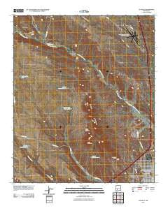 Cuchillo New Mexico Historical topographic map, 1:24000 scale, 7.5 X 7.5 Minute, Year 2010