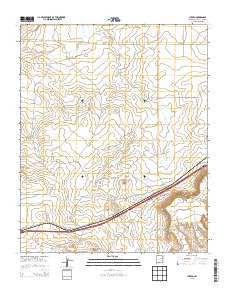 Cuervo New Mexico Historical topographic map, 1:24000 scale, 7.5 X 7.5 Minute, Year 2013