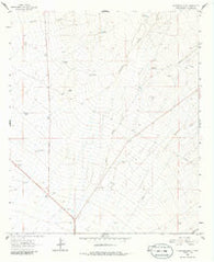 Culberson Ranch New Mexico Historical topographic map, 1:24000 scale, 7.5 X 7.5 Minute, Year 1963