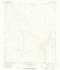 Culp Draw New Mexico Historical topographic map, 1:24000 scale, 7.5 X 7.5 Minute, Year 1969