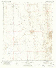 Culp Ranch New Mexico Historical topographic map, 1:24000 scale, 7.5 X 7.5 Minute, Year 1973
