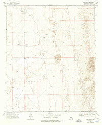 Culp Ranch New Mexico Historical topographic map, 1:24000 scale, 7.5 X 7.5 Minute, Year 1973