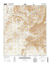 Culp Canyon New Mexico Historical topographic map, 1:24000 scale, 7.5 X 7.5 Minute, Year 2013