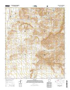 Culp Canyon New Mexico Historical topographic map, 1:24000 scale, 7.5 X 7.5 Minute, Year 2013