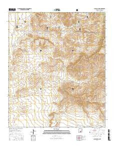 Culp Canyon New Mexico Current topographic map, 1:24000 scale, 7.5 X 7.5 Minute, Year 2017