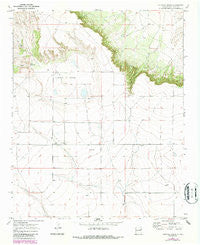 Cunavea Basin New Mexico Historical topographic map, 1:24000 scale, 7.5 X 7.5 Minute, Year 1970