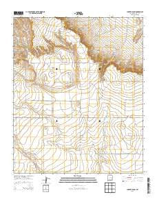 Cunavea Basin New Mexico Historical topographic map, 1:24000 scale, 7.5 X 7.5 Minute, Year 2013