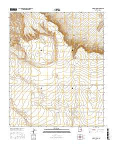 Cunavea Basin New Mexico Current topographic map, 1:24000 scale, 7.5 X 7.5 Minute, Year 2017