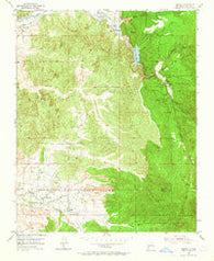Cundiyo New Mexico Historical topographic map, 1:24000 scale, 7.5 X 7.5 Minute, Year 1953