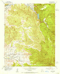 Cundiyo New Mexico Historical topographic map, 1:24000 scale, 7.5 X 7.5 Minute, Year 1953