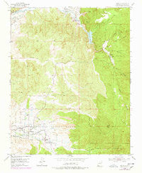 Cundiyo New Mexico Historical topographic map, 1:24000 scale, 7.5 X 7.5 Minute, Year 1958