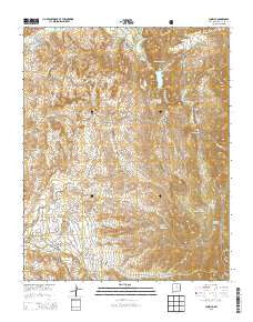 Cundiyo New Mexico Historical topographic map, 1:24000 scale, 7.5 X 7.5 Minute, Year 2013