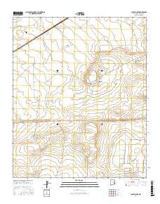 Curlew Lake New Mexico Current topographic map, 1:24000 scale, 7.5 X 7.5 Minute, Year 2017