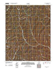 Curtis Camp New Mexico Historical topographic map, 1:24000 scale, 7.5 X 7.5 Minute, Year 2010