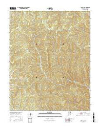 Curtis Camp New Mexico Current topographic map, 1:24000 scale, 7.5 X 7.5 Minute, Year 2017