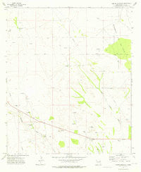 Custer Mountain New Mexico Historical topographic map, 1:24000 scale, 7.5 X 7.5 Minute, Year 1973