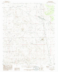 Cutter New Mexico Historical topographic map, 1:24000 scale, 7.5 X 7.5 Minute, Year 1985