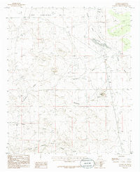 Cutter New Mexico Historical topographic map, 1:24000 scale, 7.5 X 7.5 Minute, Year 1985
