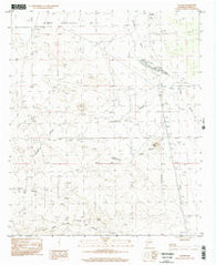 Cutter New Mexico Historical topographic map, 1:24000 scale, 7.5 X 7.5 Minute, Year 1996