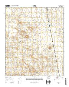 Cutter New Mexico Historical topographic map, 1:24000 scale, 7.5 X 7.5 Minute, Year 2013